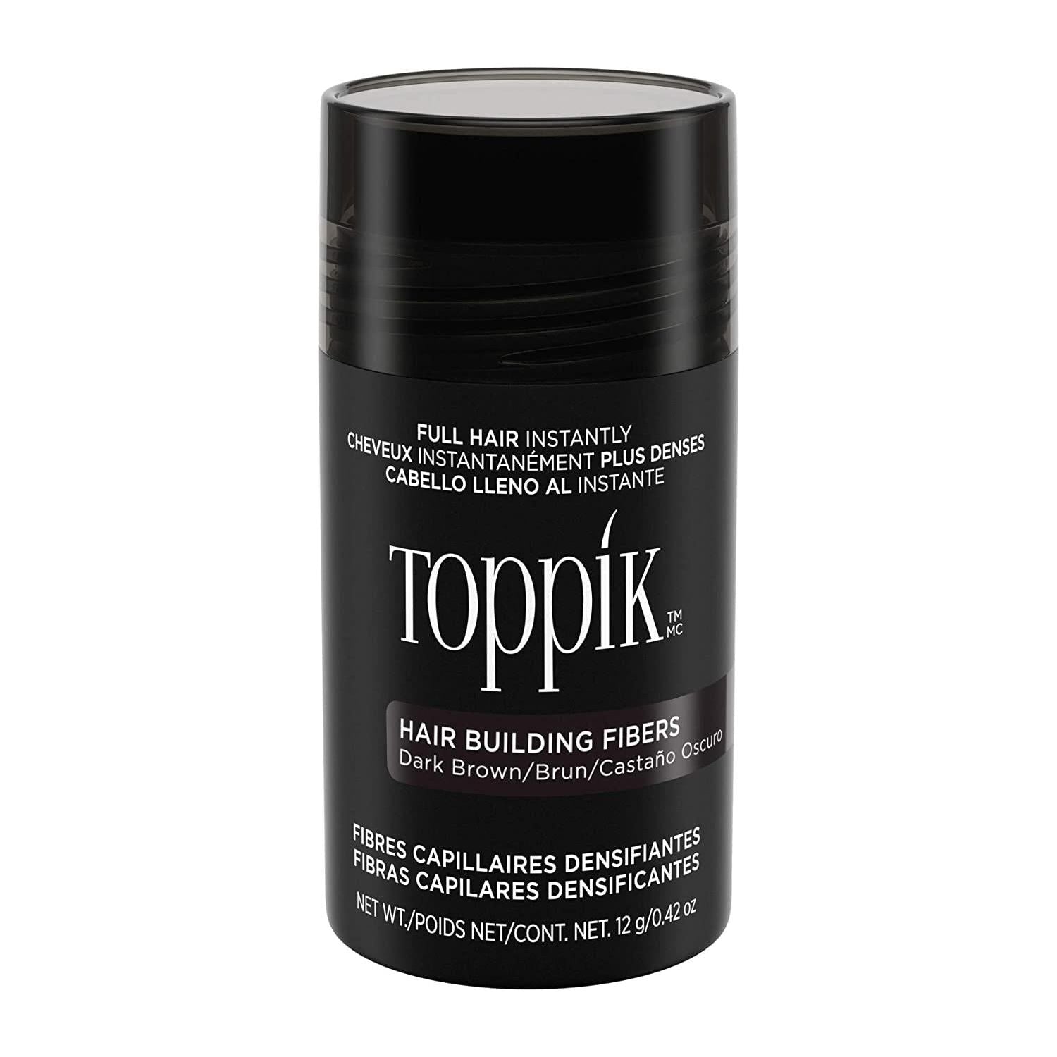 Toppik Hair Building Fibers Dark Brown 0.42 oz Hair Building Fibers Pasteur Pharmacy