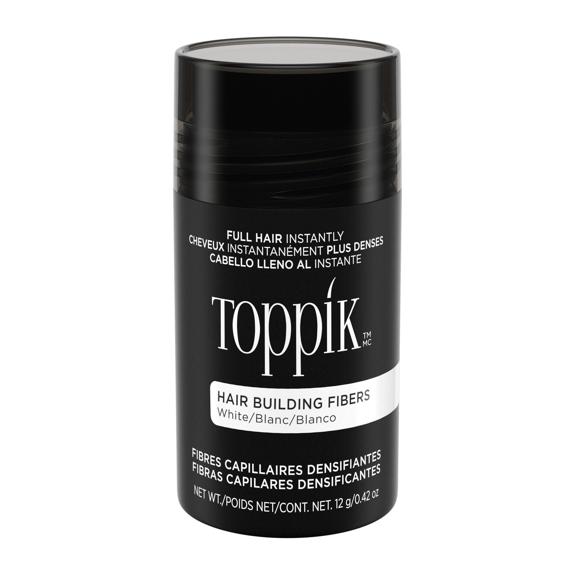 Toppik Hair Building Fibers White 0.42 oz Hair Building Fibers Pasteur Pharmacy