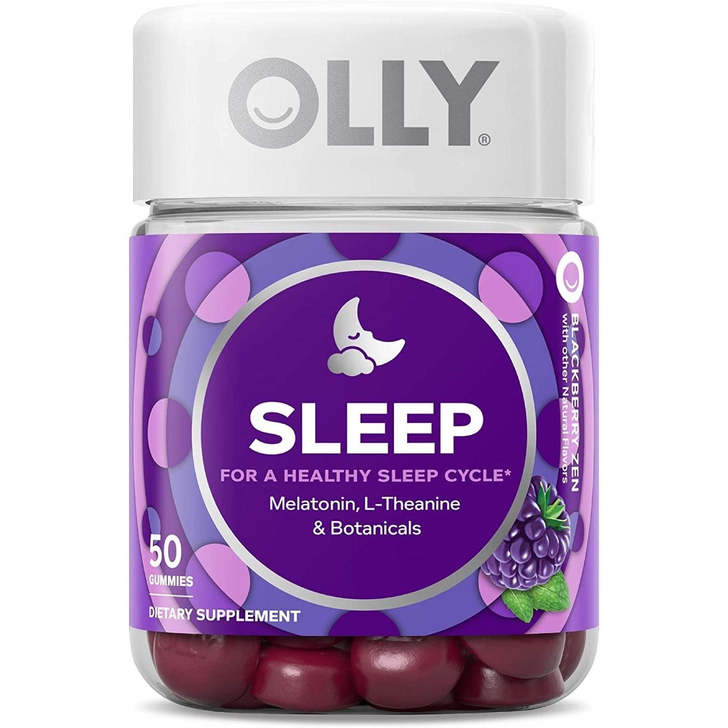 OLLY® Restful Sleep Gummy Supplements – Blackberry Zen Vitamins & Supplements Pasteur Pharmacy
