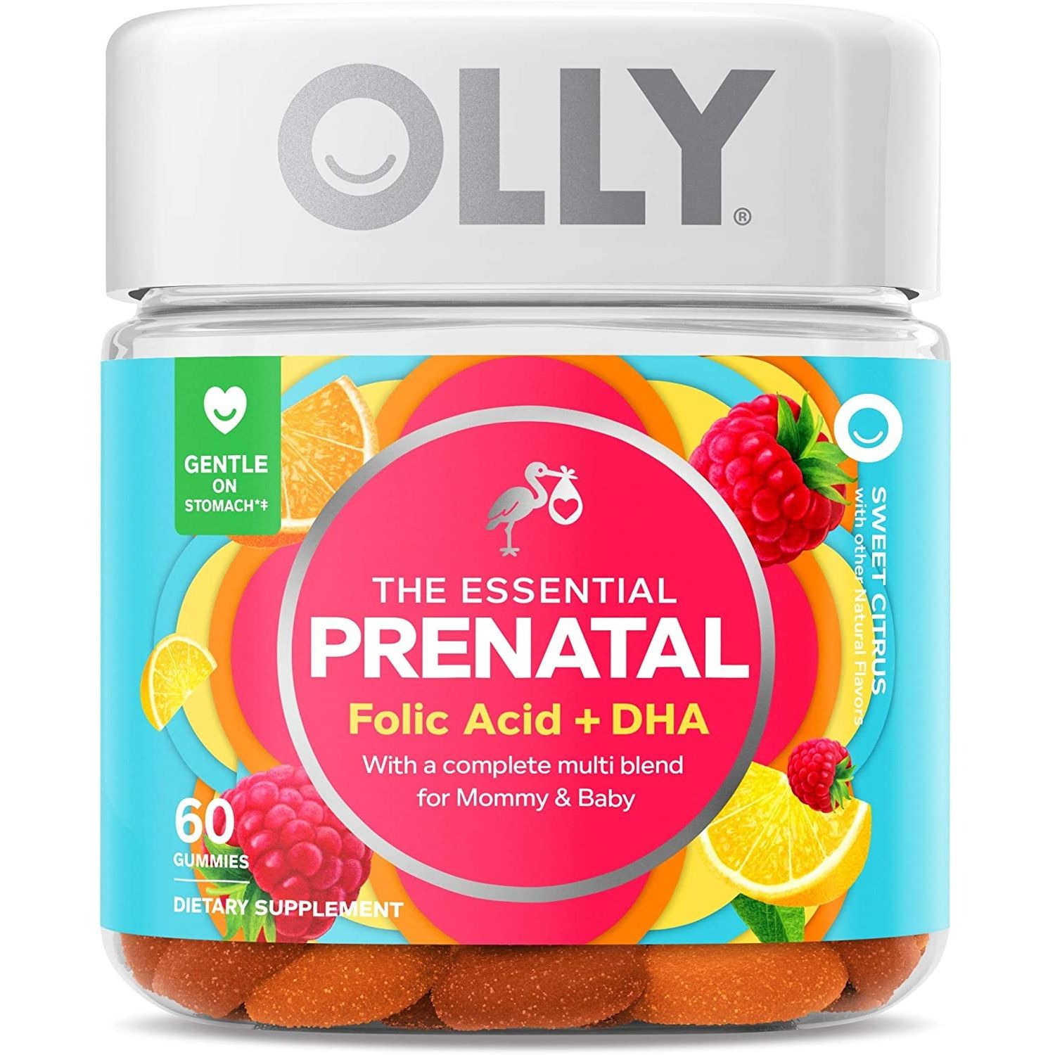 Olly Essential Prenatal Multivitamin Gummies - Sweet Citrus Vitamins & Supplements Pasteur Pharmacy