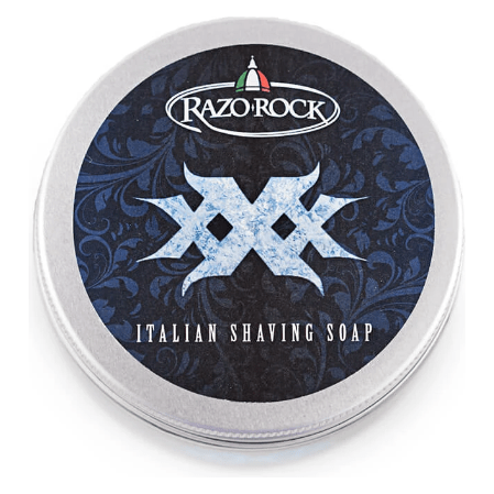 RazoRock XXX Italian Shaving Soap Glass Jar 250ml Shaving Soap Pasteur Pharmacy