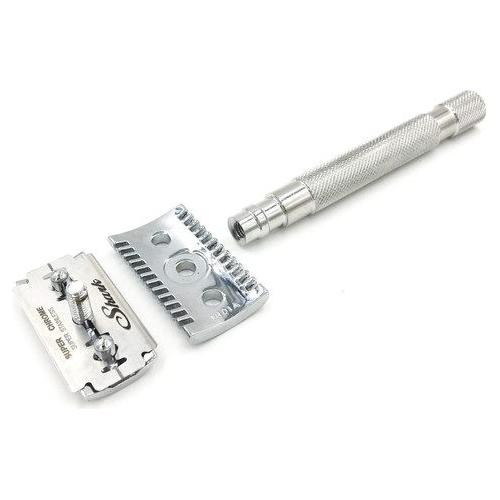 Parker 68S Stainless Steel Handle Open Comb Head Safety Razor Safety Razor Pasteur Pharmacy