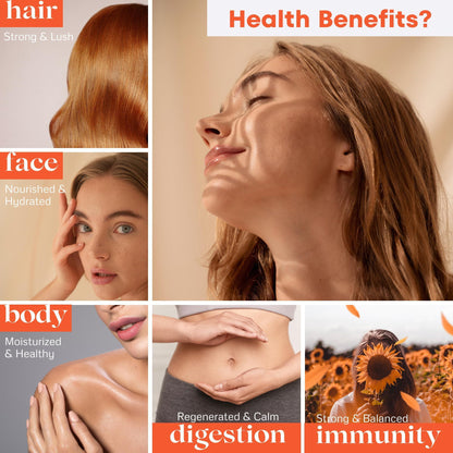 Organic Sea Buckthorn Oil 1 fl oz Cold Pressed Sea Buckthorn Berry Oil Seabuckthorn for Face Hair Body & Supplement