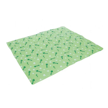 Panier rafraîchissant pour chien M-Pets, vert, régulateur de température, 40x50 cm