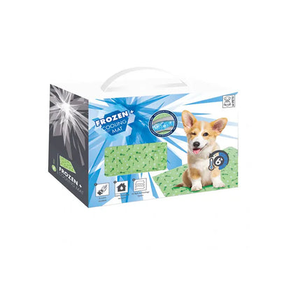 Panier rafraîchissant pour chien M-Pets, vert, régulateur de température, 40x50 cm