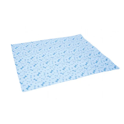 Panier rafraîchissant pour chien M-Pets bleu, régulateur de température, 40x50 cm