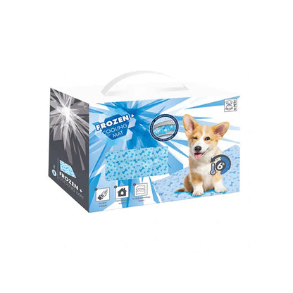 Panier rafraîchissant pour chien M-Pets bleu, régulateur de température, 40x50 cm