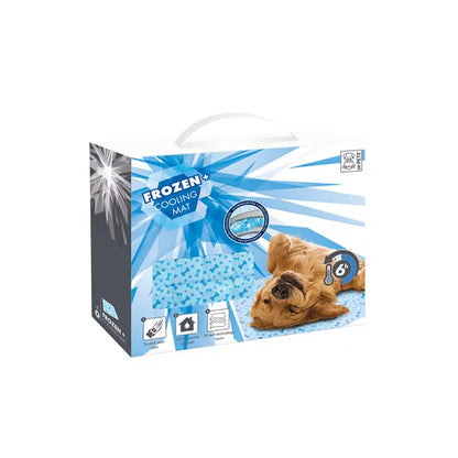 Lit rafraîchissant pour chien M-Pets bleu moyen 45x60cm