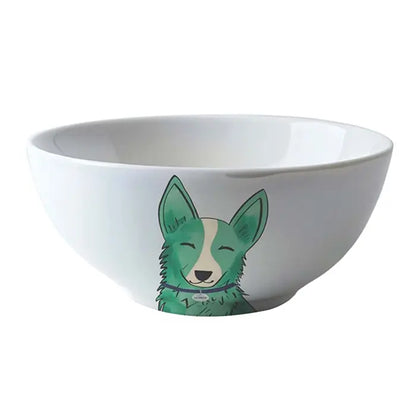 Gamelle en céramique pour animaux M-Pets Luna avec motifs élégants 550 ml