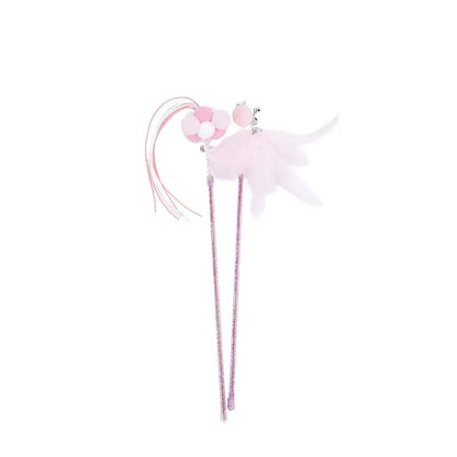 Ensemble de 2 baguettes teaser pour chat M-Pets Mooncat rose