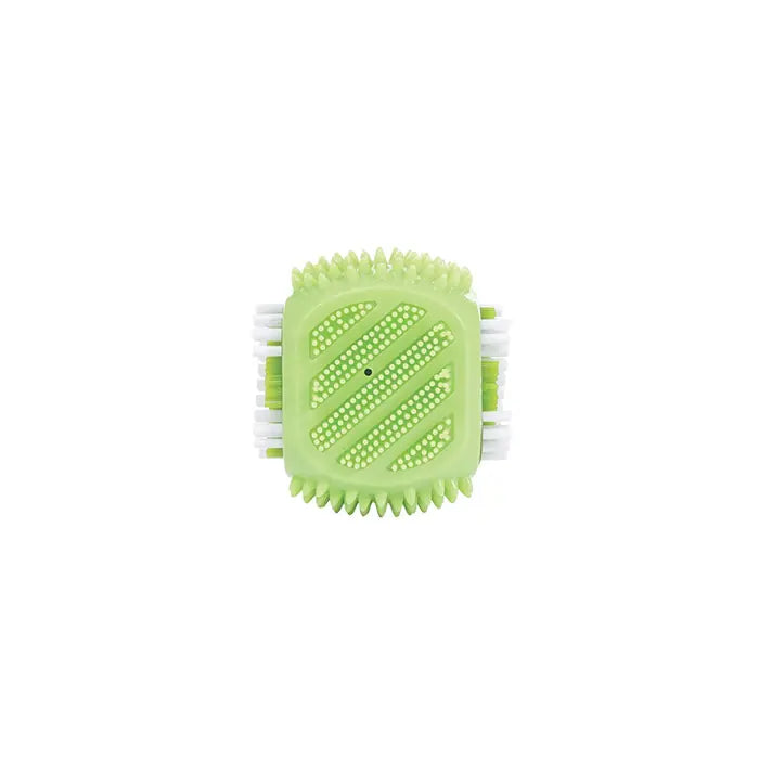 M-Pets Dental Squeaky Cube Dog Toy with Toothbrush Texture