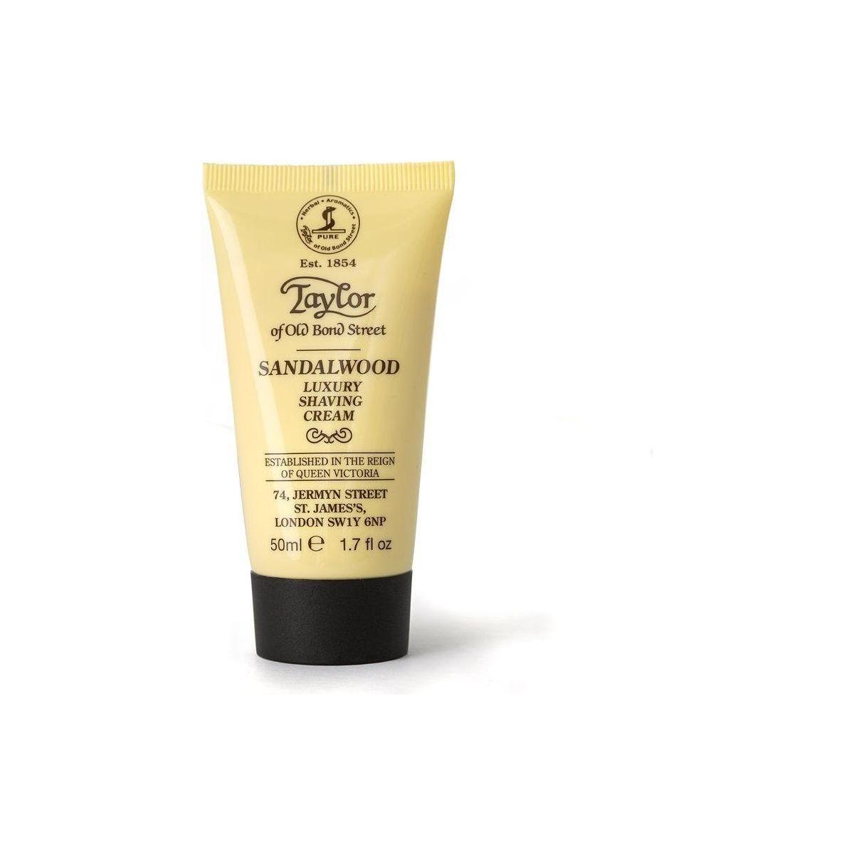 Taylor Of Old Bond Street Sandalwood Shaving Cream Travel Tube 1.7 Oz Shaving Cream Pasteur Pharmacy