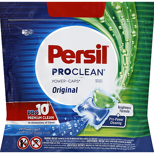 Persil Detergent, Original, Power Caps 17.6 Oz Laundry Detergent Pasteur Pharmacy