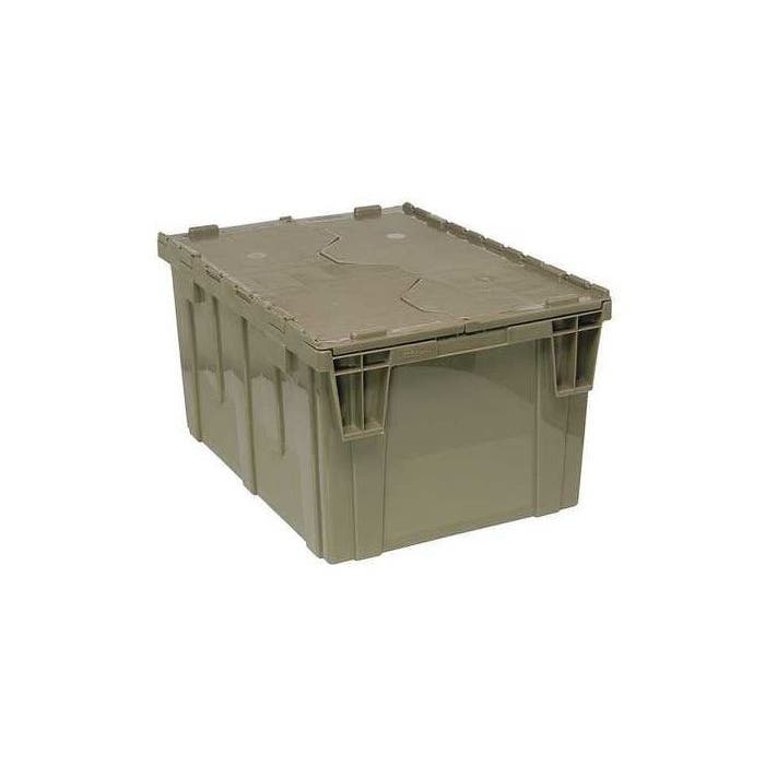 Quantum Storage Systems 18.25 Gal. Attached Top Container In Gray Storage & Organization Pasteur Pharmacy