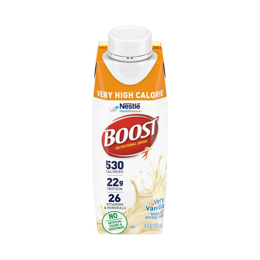 Boost Very High Calorie Vanilla Oral Supplement 8 Oz. Carton Vitamins & Supplements Pasteur Pharmacy
