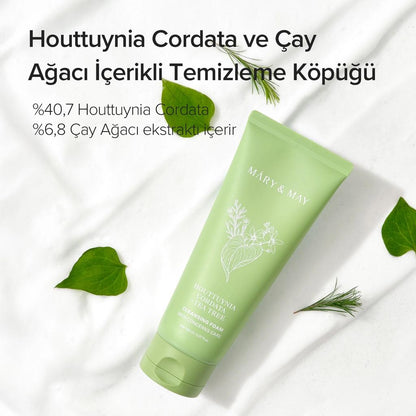 Mousse nettoyante Mary & May Houttuynia Cordata & Tea Tree 150 ml