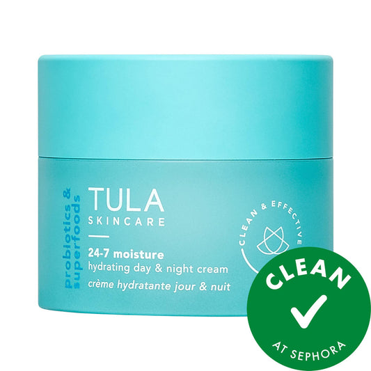 24-7 Moisture: Crema facial hidratante de día y de noche - Hidratación durante todo el día, reafirma la piel, cuidado de la piel sin gluten y libre de crueldad animal