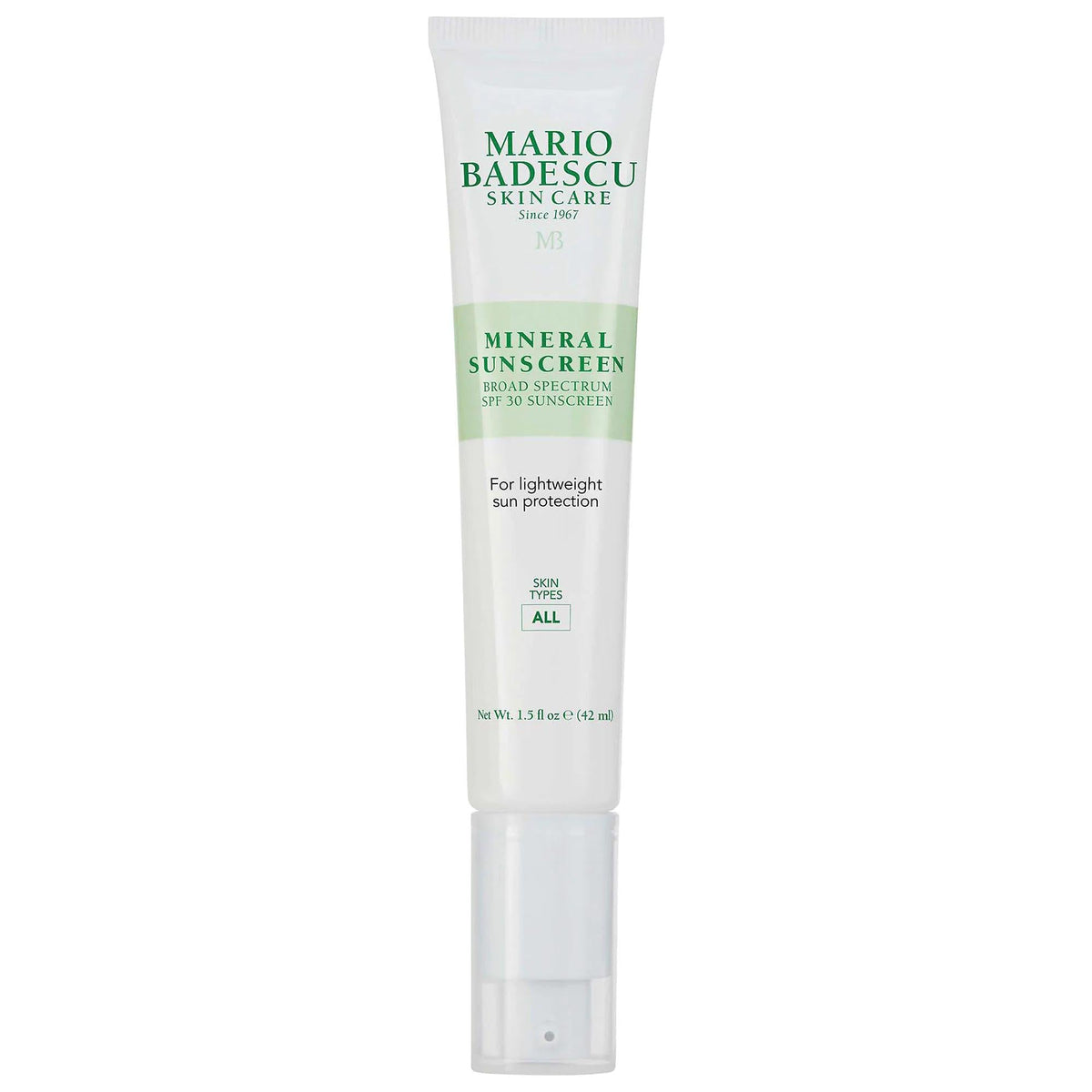 Mario Badescu Mineral Sunscreen SPF 30 - Broad-Spectrum Sun Protection, Cruelty-Free Skincare