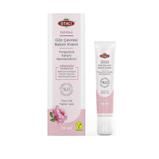 Otacı Eye Cream - Natural Anti-Aging Moisturizer for Dark Circles & Fine Lines, 0.51 fl oz