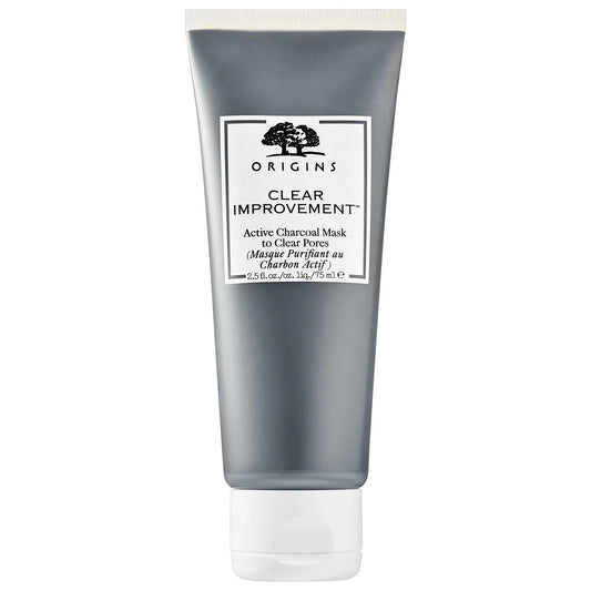 Origins Clear Improvement Active Charcoal Mask: Deep Pore Cleansing & Blackhead Removal for Oily & Combination Skin - Detoxifying, Clarifying Face Mask