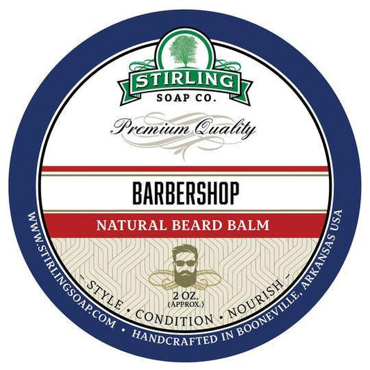 Stirling Soap Co. Barbershop Natural Beard Balm 2 Oz Beard Balm Pasteur Pharmacy