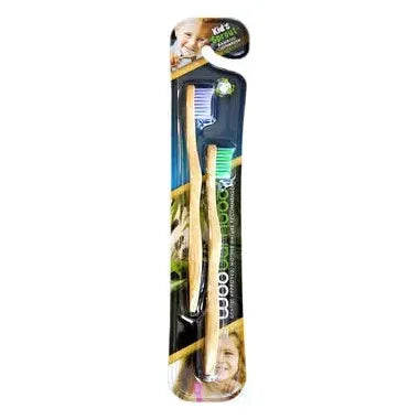 Woobamboo Super Soft Bamboo Sprout Kids Toothbrush 2-Pack Kids Toothbrush Pasteur Pharmacy