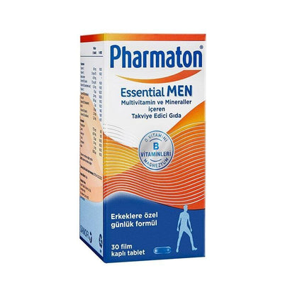 Pharmaton Essential Men - Suplemento vitamínico diario | 30 tabletas