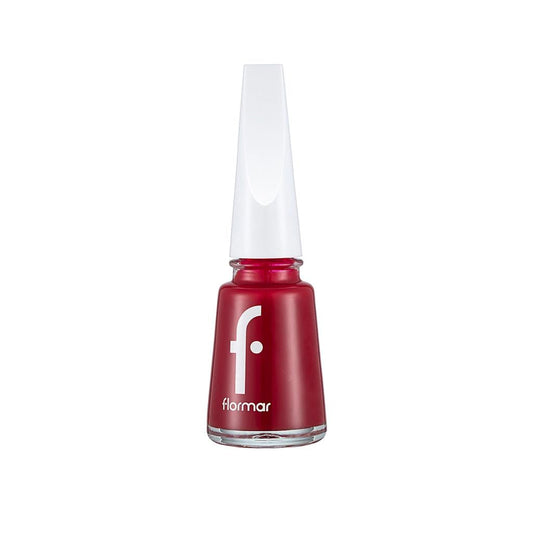 Flormar Nail Enamel Highly Pigmented Polish 128 Bordeaux Scream