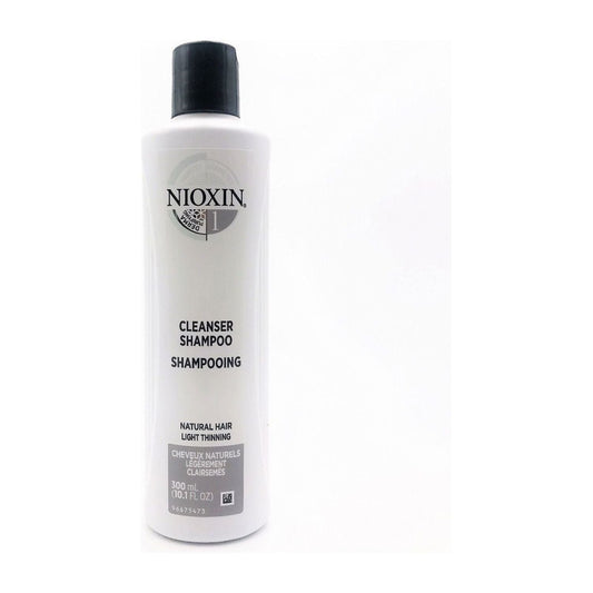 Nioxin System 1 Natural Hair Light Thinning Cleanser Shampoo 10.1 fl oz Shampoo Pasteur Pharmacy