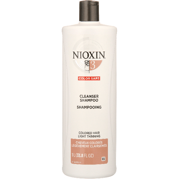 Nioxin System 3 Cleanser Shampoo for Fine Hair 33.8 fl oz Shampoo Pasteur Pharmacy