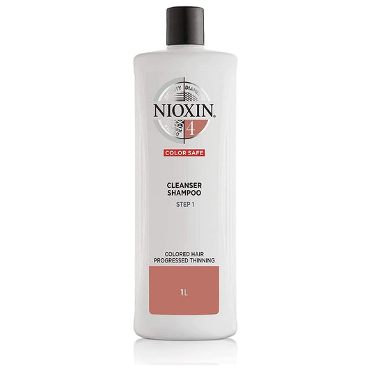 Nioxin System 4 Cleanser Shampoo for Fine ChemicallyTreated Hair 33 fl oz Hair Shampoo Pasteur Pharmacy