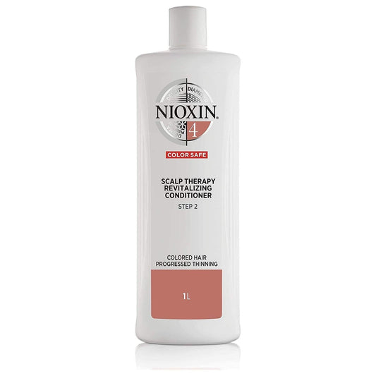 Nioxin System 4 Scalp Therapy Conditioner for Fine Hair, 33.8 fl oz Hair Conditioner Pasteur Pharmacy