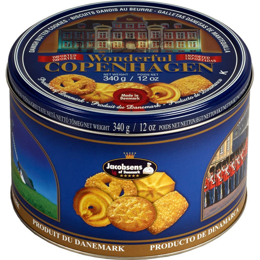 Wonderful Copenhagen Jacobsens Danish Butter Cookies In Tin Cookies Pasteur Pharmacy