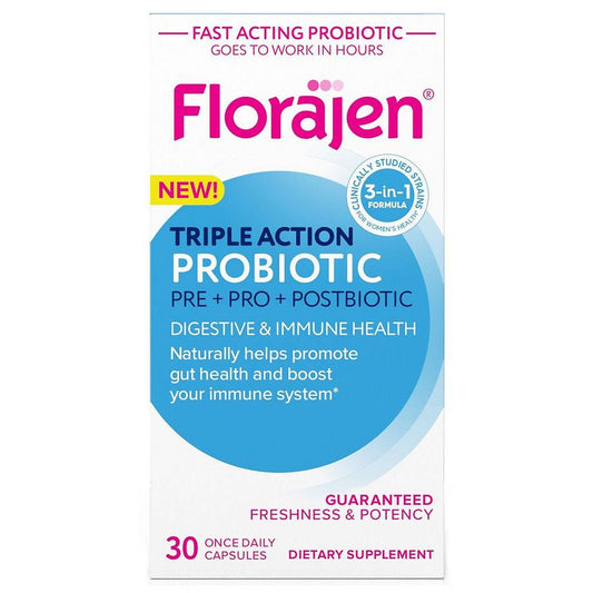 Florajen Triple Action Probiotic (Capsules) Vitamins & Supplements Pasteur Pharmacy