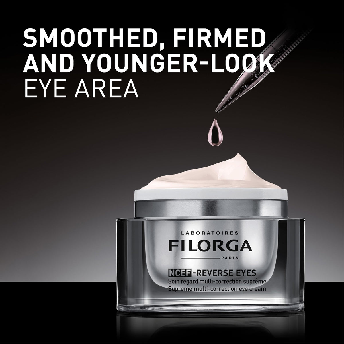 Filorga NCEF Reverse Eyes Cream 15ml - Anti-Aging Eye Cream with Caffeine & Peptides