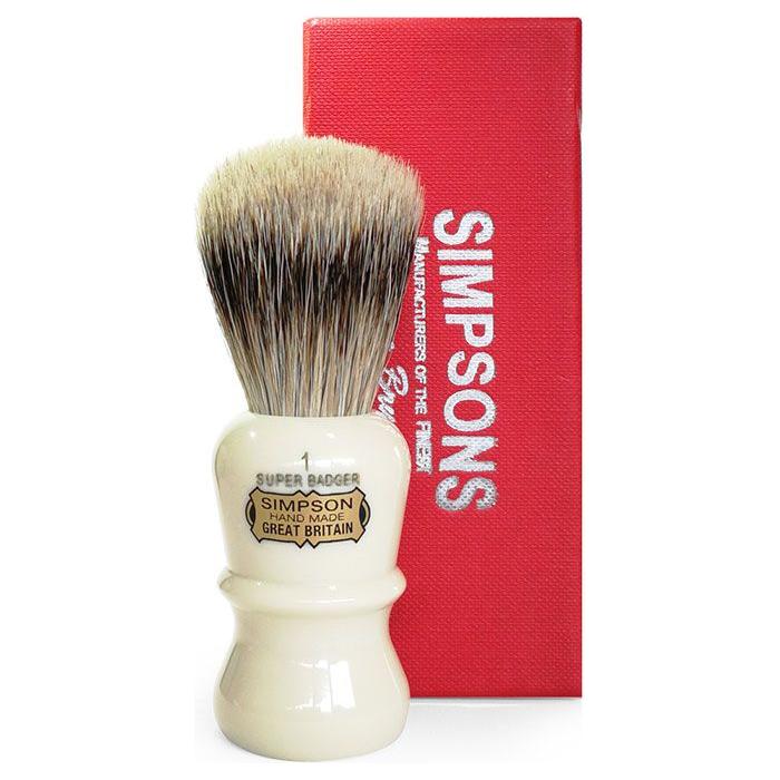 Simpsons Emperor 1 Super Badger Hair Shaving Brush Shaving Brush Pasteur Pharmacy