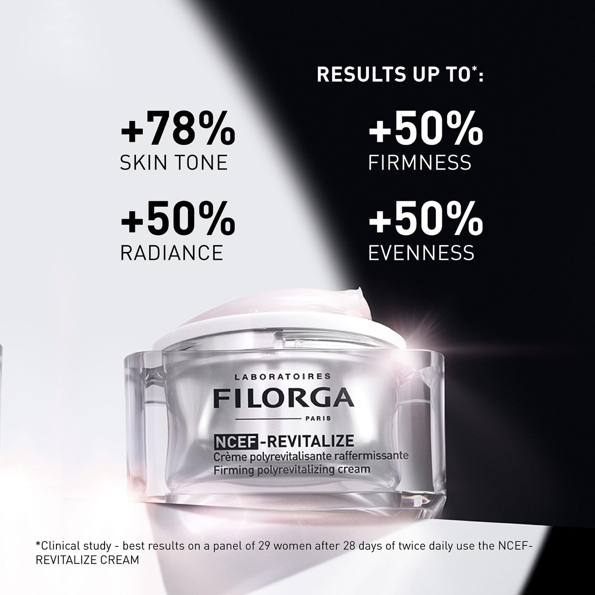 Filorga Anti-Aging SPF50+ Sunscreen Face Cream - Lightweight, Matte Finish, 1.35 fl oz