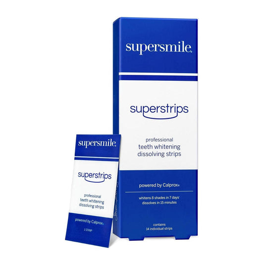Supersmile Superstrips Teeth Whitening Dissolving Strips 14 Teeth Whitening Pasteur Pharmacy