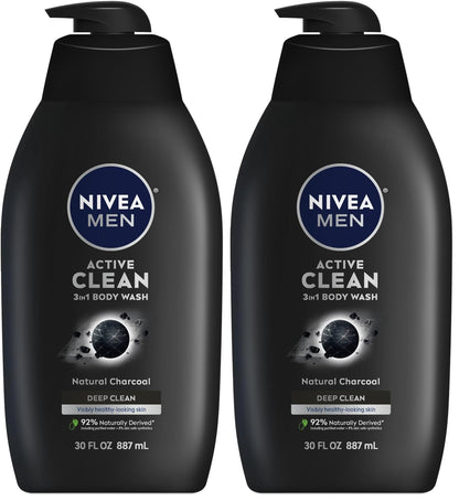 Gel de rasage NIVEA Men Deep Dimension 200 ml - Au charbon actif