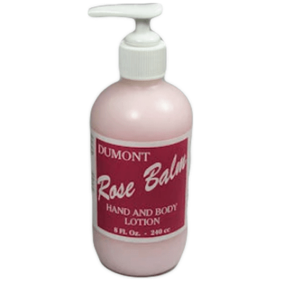 Dumont Rose Balm Hand and Body Lotion Pump 8 Oz Hand and Body Lotion Pasteur Pharmacy