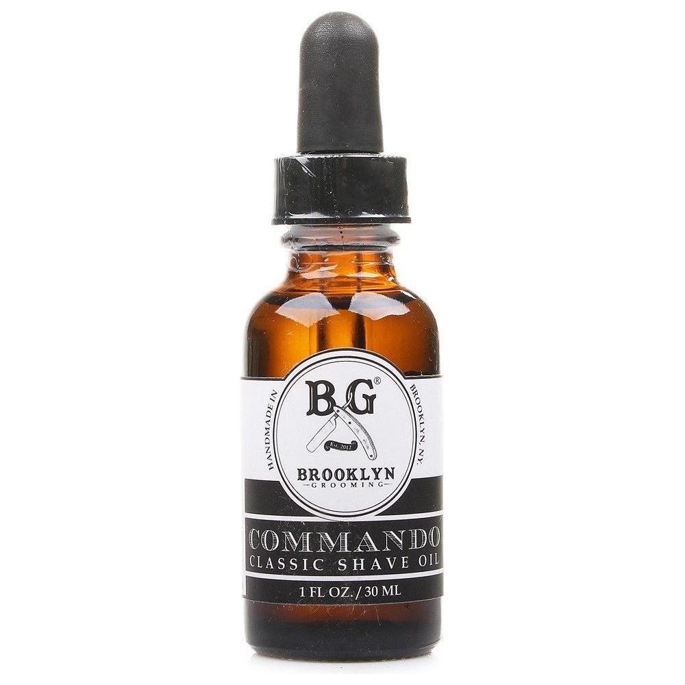 Brooklyn Grooming Classic Shaving Oil Commando 1oz Shaving Oil Pasteur Pharmacy