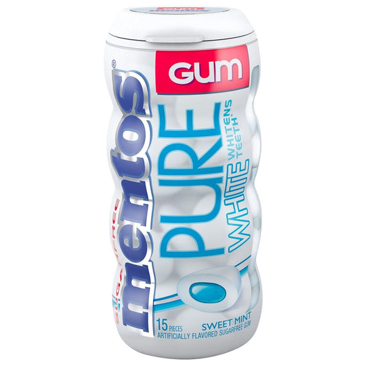 Mentos Pure White Sweet Mint Sugarfree Chewing Gum 1.06 oz Candy & Chocolate Pasteur Pharmacy