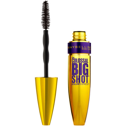 Mascara Maybelline Colossal Big Shot - Volume Intense Noir Profond 9,5 ml pour des cils spectaculaires