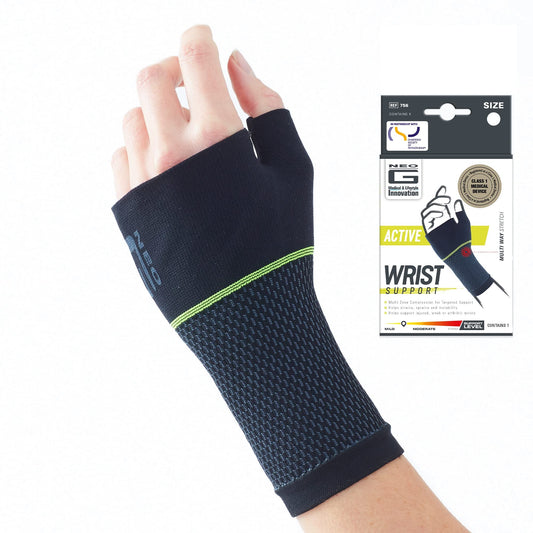 Neo G Active Wrist Support - Medium, 1 Count Supports & Braces Pasteur Pharmacy