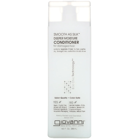 Giovanni Smooth as Silk Conditioner 8.5 oz Hair Conditioner Pasteur Pharmacy