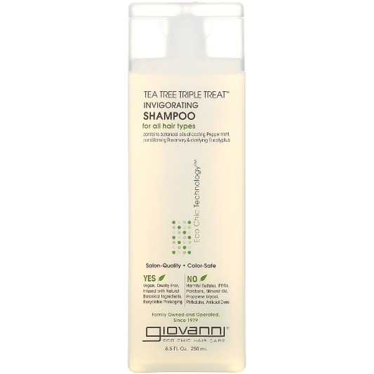 Giovanni Tea Tree Triple Treat Shampoo 8.5 fl oz Shampoo Pasteur Pharmacy