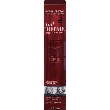 John Frieda Full Repair Perfect Ends Sheer Mist 2 oz Hair Spray Pasteur Pharmacy