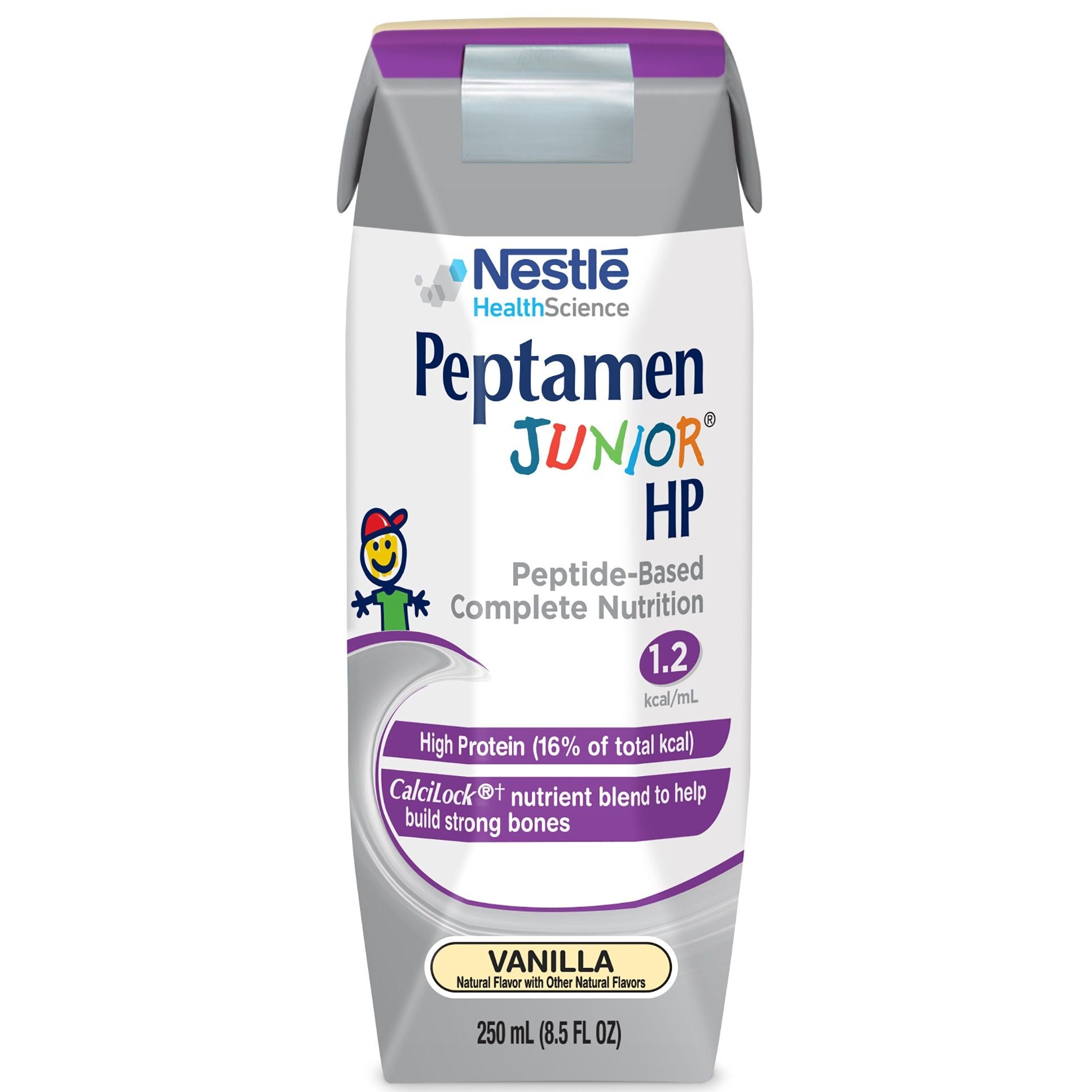 Peptamen Nestle Junior HP Vanilla Prism Drink, 8.45 Fluid Ounce -- 24 Per Case Medical Supplies Pasteur Pharmacy