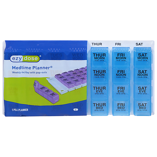 Ezy Dose Medication Organizer - Weekly Health & Beauty Pasteur Pharmacy