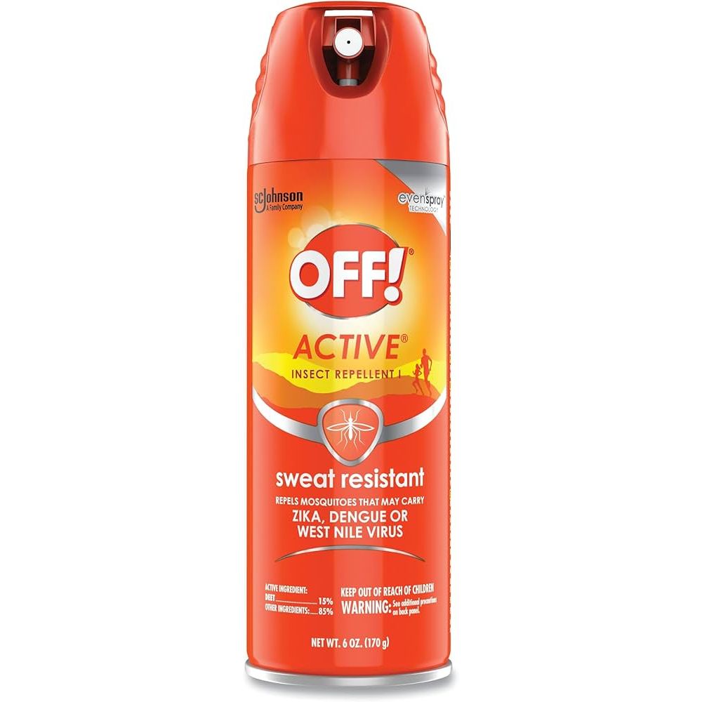 Off! Active Insect Repellent Spray Sweat Resistant 6 oz Repellents Pasteur Pharmacy